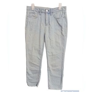 Lauren Conrad floral wash skinny jeans